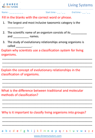 Classification Of Living Organisms 5