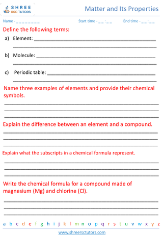 Elements And Compounds 3