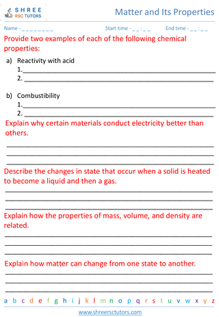 Properties Of Matter 5