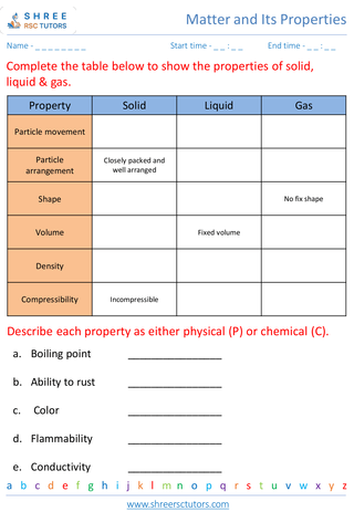 Properties Of Matter 2