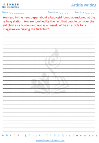 Article Writing 8