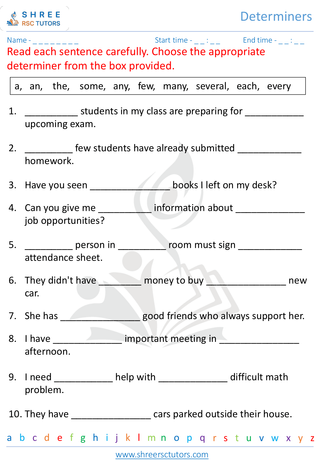 Determiners 6