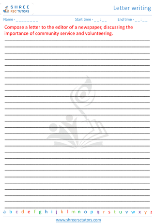 Letter Writing 3