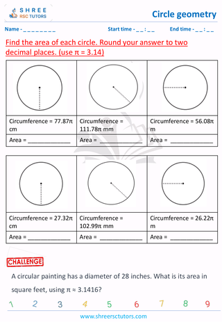 Find Area And Circumference Of Decimal Number (1)