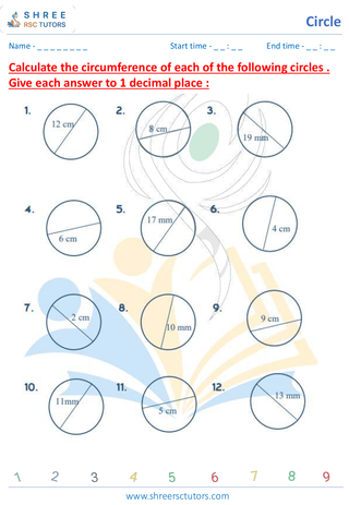Find Area And Circumference Of Decimal Number (2)