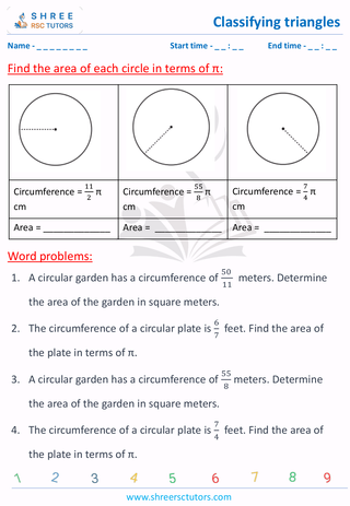 Find Area And Circumference Of Fractional Number (3)