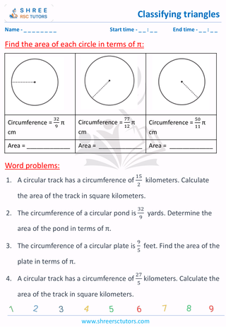 Find Area And Circumference Of Fractional Number (2)