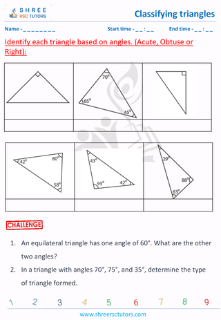 Acute, Obtuse And Right Angle Triangle (3)