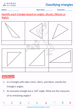 Acute, Obtuse And Right Angle Triangle (9)
