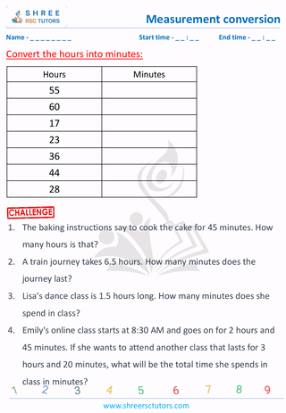 Time Conversion (hrs To Mins, Days To Hrs) (4)