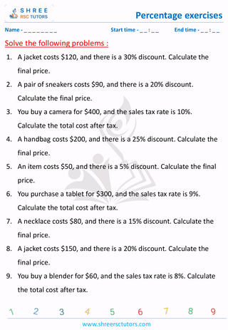 Calculate Sales, Taxes And Discount (1)