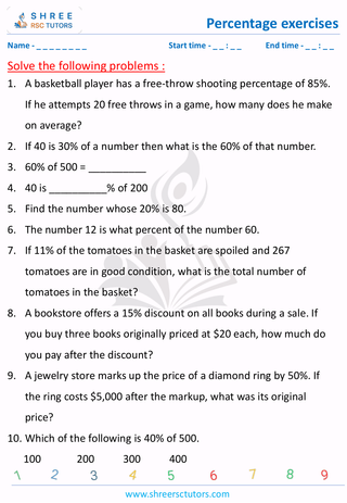 Calculate The Percentage Value (4)