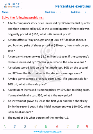 Calculate The Percentage Value (6)