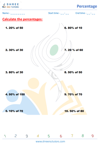 Calculate The Percentage Value (9)