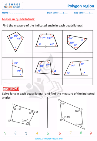 Angles In A Quadrilaterals (5)