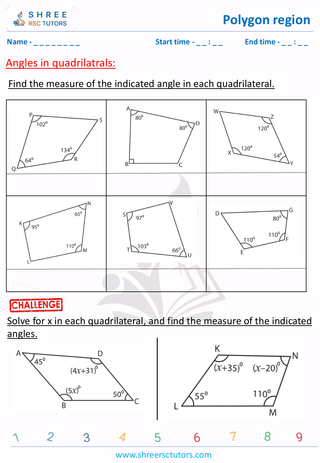 Angles In A Quadrilaterals (1)