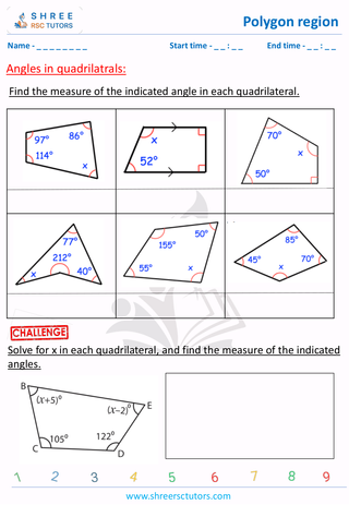 Angles In A Quadrilaterals (4)