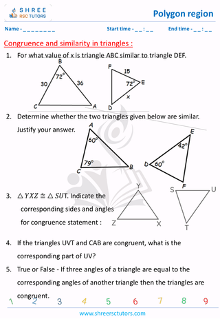 Congruence And Similarity In Triangles (2)