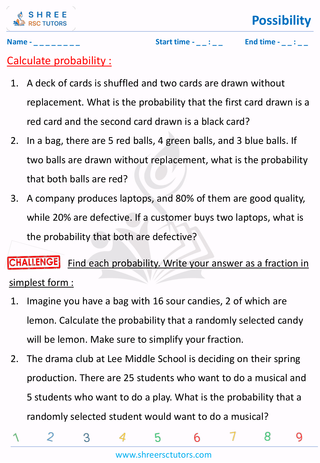 Calculate Probability (1)