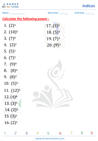 Find The Power And Roots Of Number (8)
