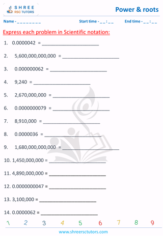 Scientific Notation (3)
