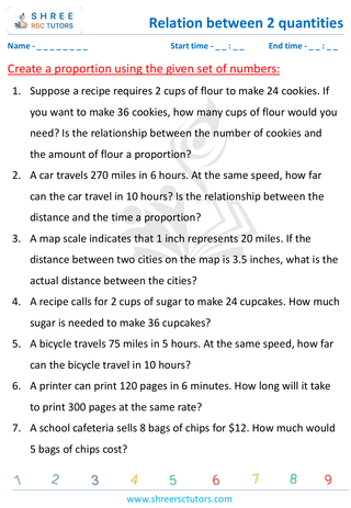 Forming Proportions (1)