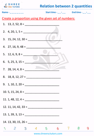 Forming Proportions (5)