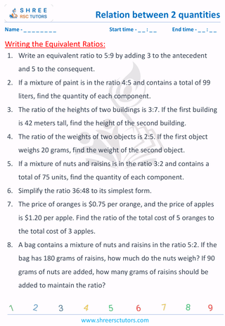 Writing The Equivalent Ratios (4)