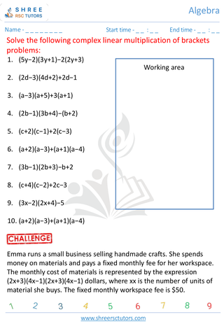 Multiply BracketsÃÂ  ÃÂ Linear 4