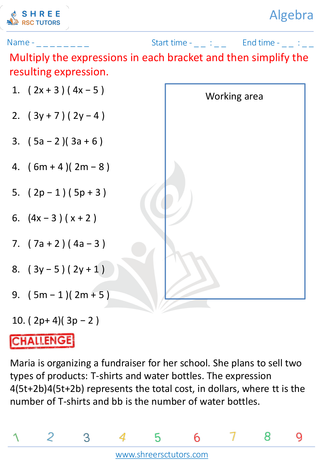 Multiply BracketsÃÂ  ÃÂ Linear 5