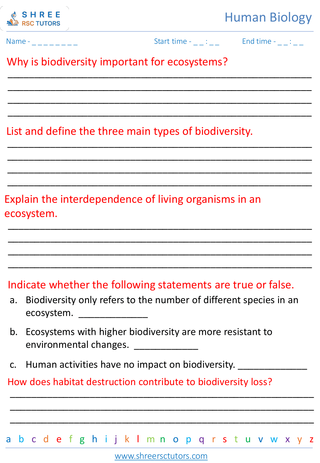 Biodiversity In Ecosystems 1
