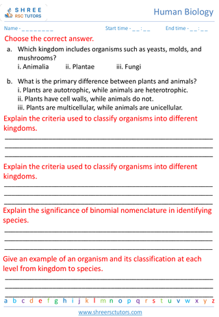 Classification Of Living Organisms 4