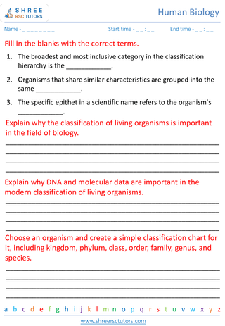 Classification Of Living Organisms 1