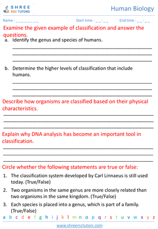 Classification Of Living Organisms 6