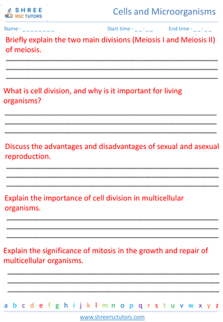 Cell Division And Reproduction 5
