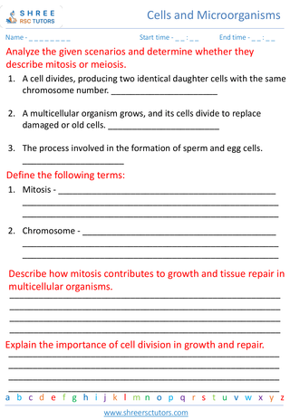 Cell Division And Reproduction 1