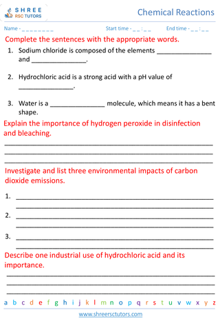 Properties And Uses Of Common Chemicals 5
