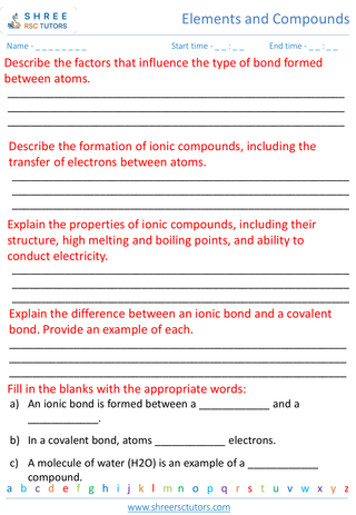 Chemical Bonding Ionic And Covalent Compounds 5