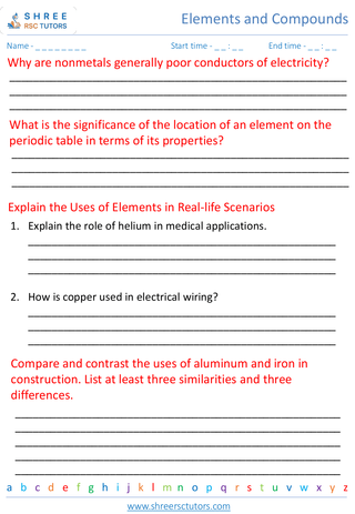 Properties And Uses Of Elements 2
