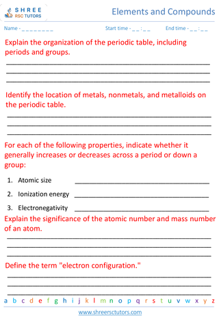 Structure Of Atoms And The Periodic Table 3