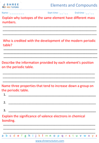 Structure Of Atoms And The Periodic Table 6