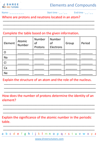 Structure Of Atoms And The Periodic Table 2