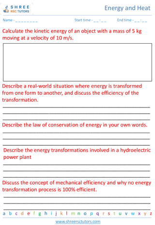Energy Transformations And Conservation 5
