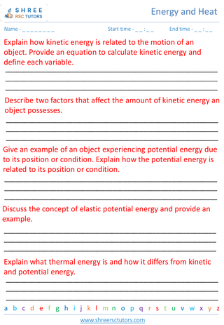 Forms Of Energy Kinetic, Potential, Thermal 4