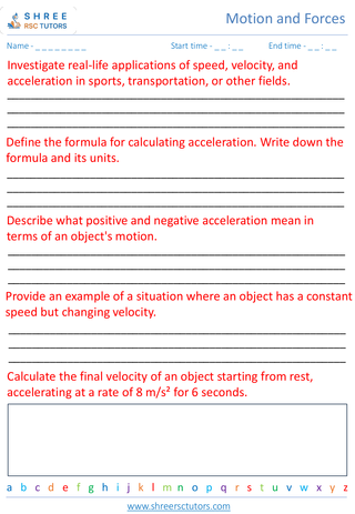 Understanding Motion Speed, Velocity, And Acceleration 5