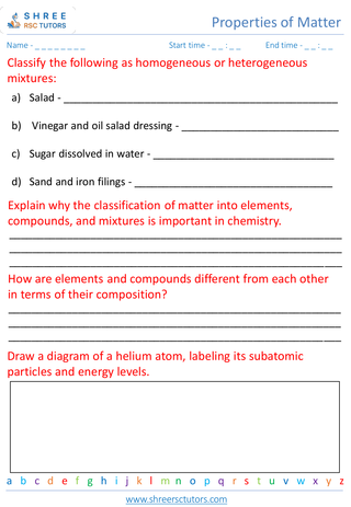 Classification Of Matter Elements, Compounds, And Mixtures 4