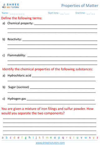 Physical And Chemical Properties Of Substances 6