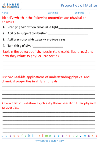 Physical And Chemical Properties Of Substances 1