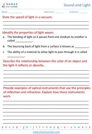 Properties Of Sound And Light Waves 2