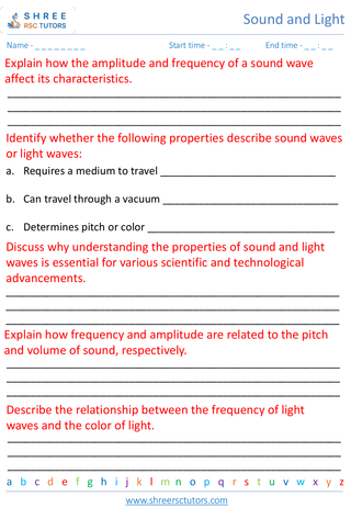 Properties Of Sound And Light Waves 4